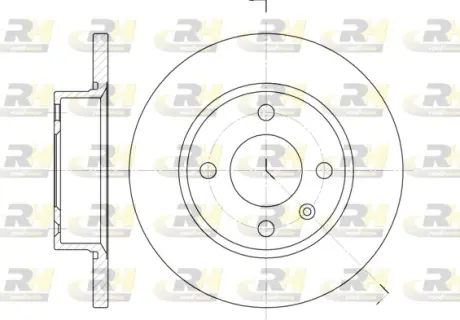 Гальмівний диск ROADHOUSE 6425.00