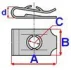 Кріплення оббивки (застосування: бампер багато застосувань, кількість штук в упаковці: 10 шт) AUDI A2 8Z, A3 8L, A4 B7, A6 C6, A8 D2, A8 D3, Q5 8R, Q7 4L, TT 8N SEAT TOLEDO III 5P 09.79-12.16 Romix ROM16309 (фото 3)