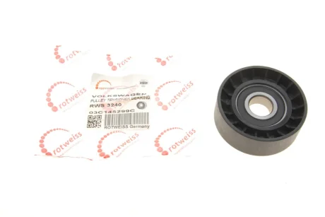 Ролик генератора VW Caddy 1.2TSI/Skoda Roomster 1.2TSI (натяжний) (65x24) ROTWEISS RWS3240