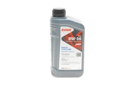 Олива 0W30 HIGHTEC MULTI SYNT DPF (1L) (MB 229.52/VW 504 00/507 00/503 00/506 00/BMW LL-04) (ACEA C3) ROWE 20112-0010-99