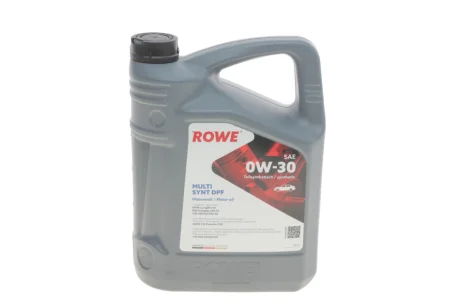 Олива 0W30 HIGHTEC MULTI SYNT DPF (5L) (MB 229.52/VW 504 00/507 00/503 00/506 00/BMW LL-04) (ACEA C3) ROWE 20112-0050-99