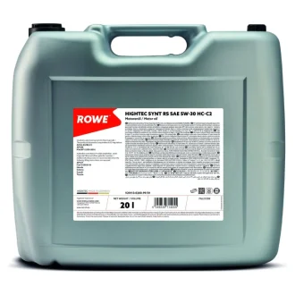 Олива 5W30 HIGHTEC SYNT RS HC-C2 (20L) (PSA B71 2290-2014/Fiat 9.55535-S1/Honda) (ACEA C2) ROWE 20113-0200-99
