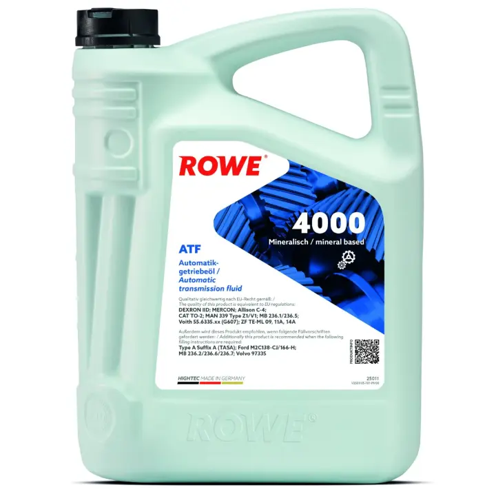 Олива HIGHTEC ATF 4000 (5L) Dexron II (червоний) ROWE 25011-0050-99 (фото 1)