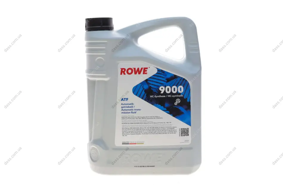 Олива HIGHTEC ATF 9000 (5L) (DEXRON IIIH/MB 235.71/236.8/236.10/236.11/236.91/BMW LA-2634) (червоний) ROWE 25020-0050-99 (фото 1)