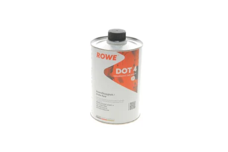 Рідина гальмівна HIGHTEC DOT 4 (1L) Class 4/ABS/ESP (металева каністра) ROWE 25109-0010-99