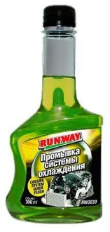 0.3л COOLING SYSTEM QUIK FLUSH очищувач системи охолодження RUNWAY RW3030