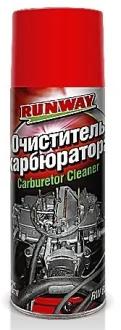 (аналог RW6181) 0.45л очищувач карбюратора і дрос.заслонки (аероз) RUNWAY RW6081