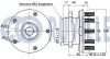 SUBARU Подшипник ступицы с датчиком ABS IMPREZA 01- RUVILLE 221356 (фото 2)