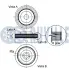 FORD Шків ESCORT 1.6 98-, FIESTA 1.6-1.8 92-, MAVERICK 2.0 01-, MONDEO 1.6-2.0 93-, TRANSIT CONNECT 1.8 02-13 RUVILLE 520123 (фото 2)