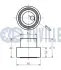 FIAT Натяжной ролик основной CROMA 2,0iT, TIPO 1.6 -91,1.8 93-, ALFA ROMEO RUVILLE 540029 (фото 2)