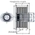 MAZDA Шкив генератора MAZDA 6 2,0-2,2D/DI/CD 02- RUVILLE 541206 (фото 2)