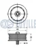 OPEL Ролик натяжн.Astra H, Signum, Vectra C, Zafira B, Fiat Croma, Sedici, Grande Punto, Suzuki SX4 1.9/2.0CDTi 04- Ruville 541624 (фото 2)