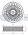 OPEL Ролик натяжной Astra,Vectra C, 2.0-3.0CDTI RUVILLE 541708 (фото 2)
