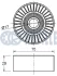 VW Ролик натяжителя ремня Crafter 06- Ruville 542251 (фото 2)