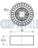 FIAT Ролик натяжит.Alfa Romeo 159 1.9/2.0JTDM 05- Ruville 542305 (фото 2)