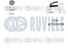К-кт ГРМ (рем 135 зуб*19 мм.+ролик+кріплення) VW 1,0-1,4: Polo, Caddy, Lupo 95- SEAT 1,0/1,4 RUVILLE 550007 (фото 2)