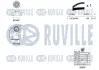 CITROEN К-кт. ГРМ (помпа+рем.+2шт.ролика+кріплення) Berlingo 1.6, Peugeot 307 1.6 RUVILLE 5501201 (фото 2)