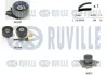 RUVILLE FIAТ К-кт. ГРМ  (рем.+2шт. ролик+помпа води+кріплення) Doblo 1.9 JTD 5501331