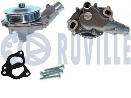 Помпа воды DISCOVERY 3.0 13-, 5.0 09-, RANGE ROVER 5.0 09-, JAGUAR Ruville 561729