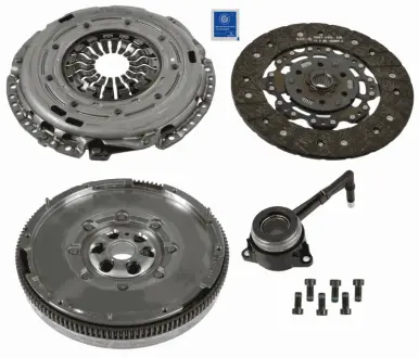 Комплект зчеплення з підшипником (240мм) AUDI A3, Q3 SEAT ALHAMBRA, ALTEA, ALTEA XL SKODA YETI VW BEETLE, CADDY ALLTRACK, CADDY ALLTRACK/MINIVAN, CADDY III, CADDY III/MINIVAN 2.0D 05.03- SACHS 2290 601 141