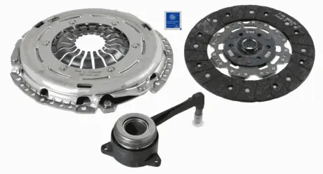 Комплект зчеплення з підшипником (240мм) AUDI A3, Q3, TT SEAT ALTEA, ALTEA XL, LEON, TOLEDO III SKODA OCTAVIA II, SUPERB II VW BEETLE, CC B7, EOS, GOLF V, GOLF VI 1.4/1.8/2.0 09.04-07.19 SACHS 3000 990 294