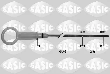 Щуп рівня мастила DACIA DUSTER, DUSTER/SUV, LOGAN, LOGAN MCV, SANDERO RENAULT CLIO II, FLUENCE, KANGOO, KANGOO BE BOP, KANGOO EXPRESS, KANGOO II, LOGAN I, MEGANE II, MEGANE III 1.4-1.6LPG 09.98- SASIC 1944011