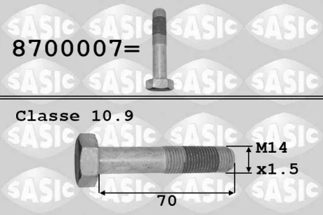 Болт SASIC 8700007