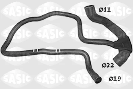 Шланг радіатора Sasic SWH6720
