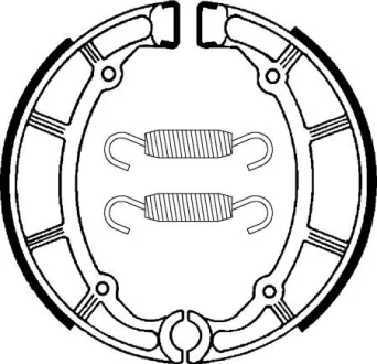 Колодки барабанні SBS 2065