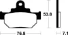 Гальмівні колодки SBS 581HF (фото 1)