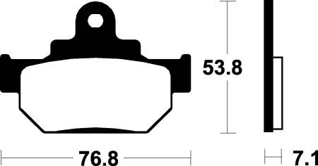 Гальмівні колодки SBS 581HF