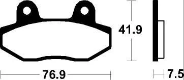Гальмівні колодки SBS 814HF