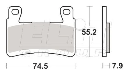 Гальмівні колодки SBS 894RS