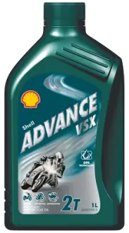 Олива моторна Advance VSX 2T (Каністра 1л) SHELL 550053703