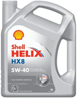 Олива моторна Helix HX8 SAE 5W-40 (Каністра 4л) SHELL 550070336 (фото 1)
