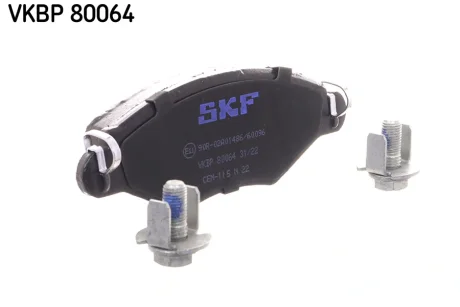 PEUGEOT гальмівні колодки передн. 206 98- SKF VKBP 80064