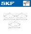 VW К-т передніх гальм. колодок Golf VII, AUDI A3 13-, SKODA Octavia 12- SKF VKBP 80104 (фото 2)