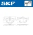 VOLVO гальмівні колодки перед. S60/80/V70/XC70 98- SKF VKBP 80215 (фото 2)