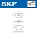FORD гальмівні колодки передн.Galaxy,S-Max 08-,Volvo S60/80,V,XC 70 II 07- SKF VKBP 80224 (фото 6)