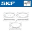 HYUNDAI колодки гальмівні передн.Sonata,Tucson,Grandeur 06- SKF VKBP 80832 A (фото 2)