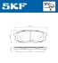 TOYOTA колодки гальмів. задн.Land Cruiser 4.7/4.5d 08- SKF VKBP 90627 (фото 2)