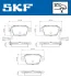 FIAT гальмівні колодки задні STILO, BRAVO 1.2 16V-2.4 20V 01- SKF VKBP 90767 E (фото 2)