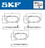 CHRYSLER гальмівні колодки задн.Grand Voyager 07- SKF VKBP 90890 A (фото 2)