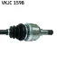 OPEL піввісь VECTRA B 1.7TD 95-96 лів. ABS SKF VKJC 1598 (фото 3)