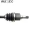 FORD Напіввісь передн. лів. B-MAX (JK) 1.0 EcoBoost 12- SKF VKJC 1830 (фото 3)