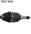 Піввісь SKF VKJC 3634 (фото 3)