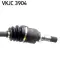 TOYOTA Напіввісь передн. лів. YARIS (P9) 1.3 VVT-i 05-10 SKF VKJC 3904 (фото 3)