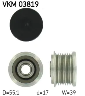 Муфта генератора SKF VKM 03819