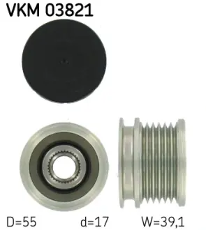 Муфта генератора SKF VKM 03821