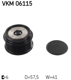 Шків генератора SKF VKM 06115